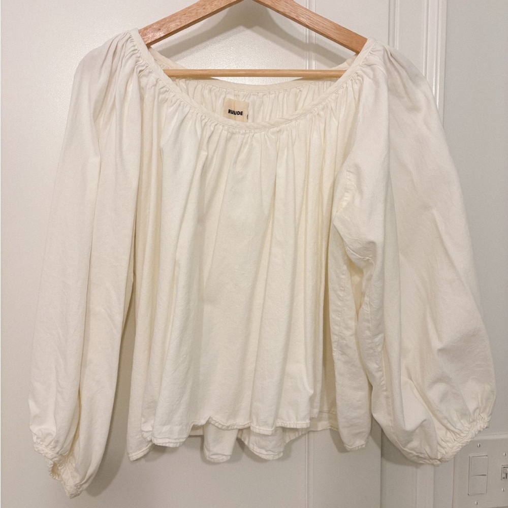 Rudy Jude Gather Blouse Salt Size S